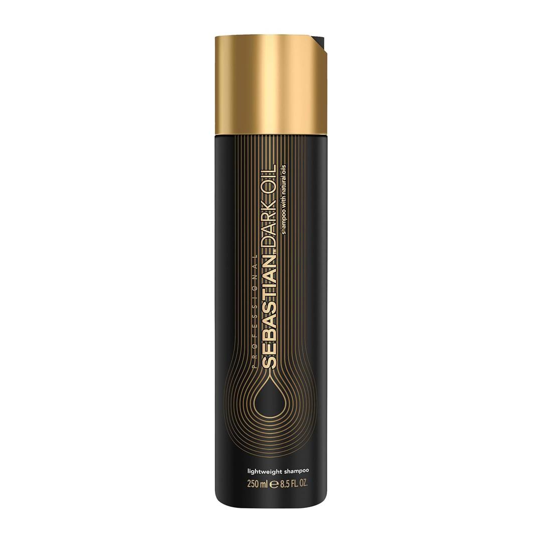 Sebastian Professional Dark Oil Lightweight Shampoo | Infused with Jojoba & Argan Oil for Silky, Smooth Hair