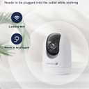 Indoor Security Camera 2K, Pet Camera with Phone App, WiFi Cameras for Home Security Camera for Dog/ Baby Monitor/Elder Pan Tilt, 5/2.4GHz, 24/7, 2-Way Talk, Human Detection, Motion Tracking, Cloud