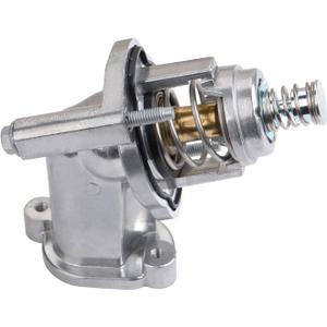 MITZONE Engine Coolant Thermostat Housing Assembly Compatible with 2016-2022 Chevy Camaro Colorado 2017-2022 GMC Canyon 201-2022 Cadillac CT5 CT6 ATS Aluminum