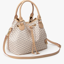 Bucket Purse for Women With Chic West Hobo Style, Drawstring Shoulder Handbag, Tote Featuring Pockets Design