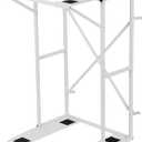 Universal Washer Dryer Stacking Rack Stand Heavy-Duty Carbon Steel, Premium Washer Dryer Stand Compatible with Most Brands and Models, 50inch Long