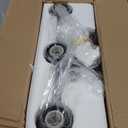 3-Light Bathroom Vanity Light, Modern Black Wall Lights with Clear Glass Shades, Bathroom Wall Sconce Lamp for Mirror Living Room Bedroom Hallway