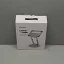 tounee Telescopic Laptop Stand for Desk with 360 Swivel Base, Sit to Stand, Height Adjustable, Portable Riser Holder for Good Posture, Compatible with MacBook Pro, All Laptops 10-17" - Black