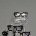 CCVOO Stylish Reading Glasses for Women, Stylish Eyeglasses, Blue Light Readers, Cheaters (Black + Leopard + Tortoiseshell+ Clear) +1.0