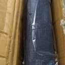 SONGMICS MAZIE Collection - 43 Inches Folding Storage Ottoman Bench, Ottoman Foot Rest, End of Bed Bench, Storage Chest, Load 660 lb, for Living Room, Bedroom, Entryway, Midnight Blue ULSF77IN