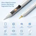 AI Stylus Pen for iPad with Built-in AI Assistant  6 Smart Functions, Custom Shortcut Keys, Tilt SensitivityiPad Pencil (2018-2024) for iPad Pro 11"/12.9", Air 3/4/5/M2/M3, Mini 5/6 Gen