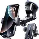 VANMASS 2026 Car Phone Holder【Military-Grade Strongest 90+LBS Suction】Phone Holder for Your Car Dashboard Windshield Vent Cell Phone Mount Truck Stand Cradle for iPhone 17 Pro Max 16 15 14 13 Android