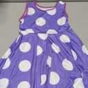 Polka Dot Summer Dress Girls Sleeveless A-Lined Dresses Kids Beach Vacation Knee Length  Dress School Outfits 150