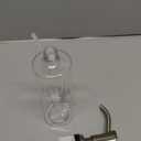 GAGALIFE Built in Sink Soap Dispenser or Lotion Dispenser for Kitchen Sink, Brushed Nickel ABS Pump Head, with 17 Ounce Large PET Soap Bottle