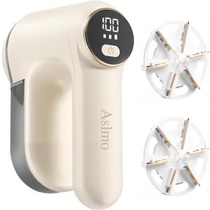 Fabric Shaver 3-Speed Adjustable Lint Remover with LED Digital Display Type-C Fast Charge Port Suitable for Clothing Furniture Sofas and Blankets