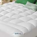 BEDLORE King Mattress Topper, Soft Tencel™ Blend Pillow Top Mattress Pad
