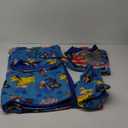 Paw Patrol Calling All Pups 4 Piece Toddler Bedding Set  Includes Comforter, Sheet Set  Fitted + Top Sheet + Reversible Pillowcase for Boys Bed, Blue