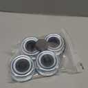 YGDMD 4PCS 2.44" Trailer Hub Grease Cap with 8PCS Rubber Plugs,Trailer Bearing Dust Cap Fits Most 5200-6000 Pound Axles for Dust Protection,Trailers Hub Caps for Trailers,RV