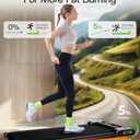 Walking Pad with Incline, Akluer Incline Treadmills for Home, 2.5 HP Under Desk Treadmill Small with Remote Control, Walking Pad Small Treadmill with LED Display (Black)