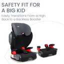 Britax Highpoint Backless Belt-Positioning Booster Seat, SafeWash Black Ombre. Mfd 12/18/2025