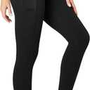 Heathyoga Leggings with Pockets for Women Tummy Control High Waisted Yoga Pants Women Compression Workout Leggings Large