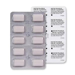 Good Sense Nicotine Polacrilex Uncoated Gum 2 mg, White Original, 10 Count