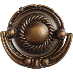 4-Pack 2 C-C Vintage Style Antique Copper Bail Drawer Pull Drop Swing Handles Cabinet Knob Kitchen Hardware 51 mm Centers (4)