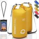 Oceandrybag - Waterproof Dry Bag Backpack - Floating Dry Sack Portable for Kayaking, Beach, Rafting, Boating, Hiking, Camping, Fishing with Waterproof Phone Case, 20l
