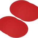 PATIKIL 5.9-inch Round Cardboard Paper, 50 Pcs Blank Disc Circles Slices for Party Decorations DIY Craft Arts Drawing Painting Writing, Red