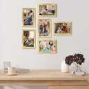 Rempry 14 Pack 4x6 Gold Picture Frames, Multi 4 x 6 Photo Frames Collage for Wall or Tabletop Display