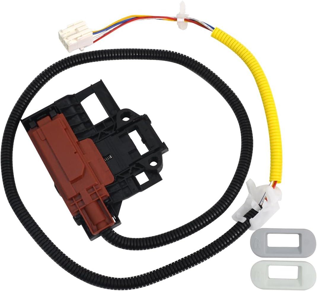 W10404050 W10238287 Washer Lid Lock Latch Switch and Harness Kit Compatible with Specific Whirlpool Maytag Kenmore Amana Crosley Washing Machines