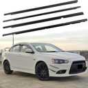 Weatherstrip Door Belt Set Fit for Mitsubishi Lancer 2008-2017, Replace 5727A005 5727A006 5757A017 5757A018