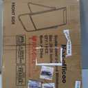 Dry Erase White Board with Stand Double Sided 28"X20" Magnetic U Standing Easel Whiteboard, Height Adjustable & 360° Rotation Portable White Boards for Classroom, Home & Office