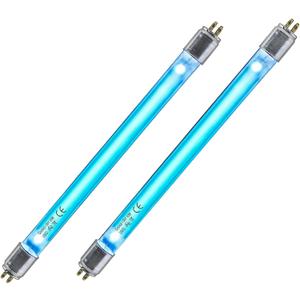Coospider Ozone Free 6W UV Bulb, Replacement T5 Bulbs, 2 - Pack, 110V