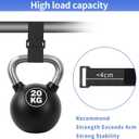 2In x 39Ft Cinch Straps Nylon Heavy Duty with 50 Buckles, Cut to Length, Black Hook and Loop Straps, Reusable Long Cable Ties for Storage and Cord Organizer