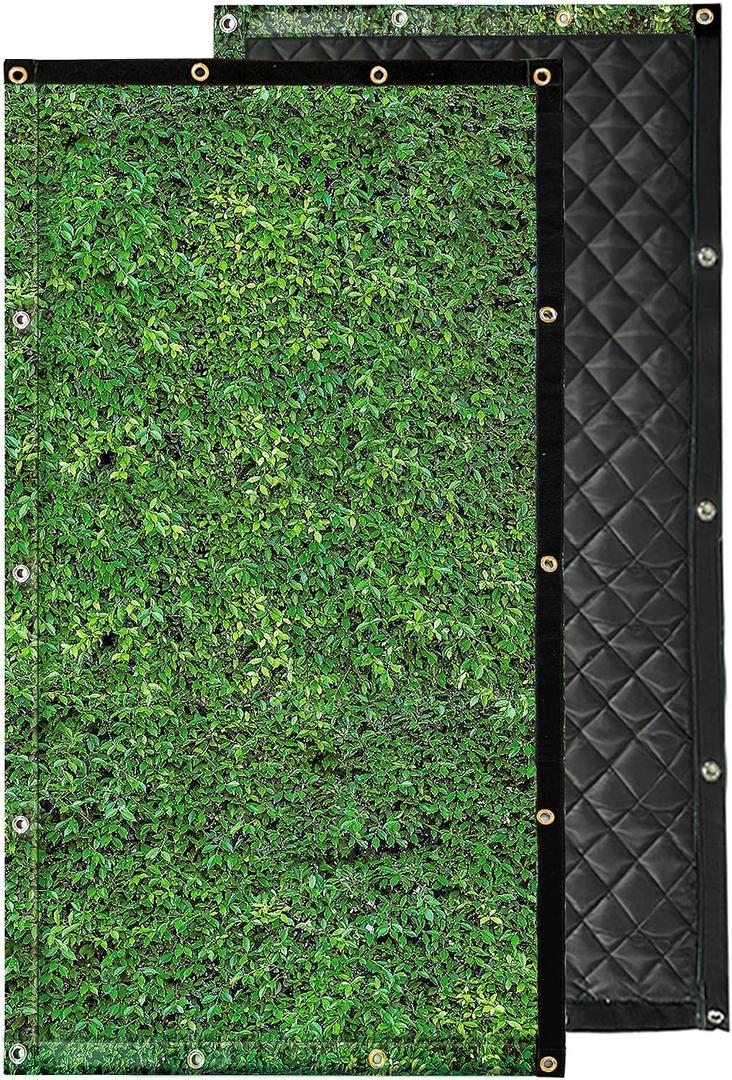 Outdoor Sound Barrier 39.37" X 78.74", Soundproof Blanket, Sound Blanket, Noise Barriers at Construction Sites, Air Conditioner, Stadiums and Factories, etc. (1 Pack)