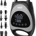 Dr.meter Paddle Board Pump, 20PSI High Pressure 5200mAh Battery Rechargeable & Car Adapter Powered Portable Electric SUP Air Pump with LED Light Auto-Off Inflate Deflate, for Inflatable Kayaks Boats