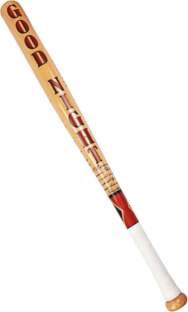 28 Inch Baseball Bats Wooden Baseball Bat Cosplay Halloween Parties Costume Prop for Women Birthday Easter Gift