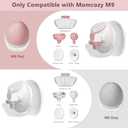 1 Pack M9 Full Set Breast Replacement Part for Momcozy Upgraded Mobile Flow | Upgraded M9, Including 24mm Flange, Red Valve, Diaphragm, Storage Bottle with Red Lip, Not Original Parts,1pc 24mm Overall