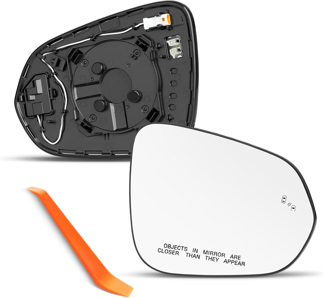 Passenger Side BSD Mirror Compatible with Lexus RX350 2016 2017 2018 2019 2020, NX200t 2015-2017, NX300 2018-2020 - Heated, Right Side Mirrors Replacement for Lexus RX NX with Blind Spot Indicator