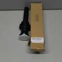 KENES Pop Up Bathroom Sink Drain with Overflow, Matte Black Pop Up Drain Stopper Anti Clog Pop Up Drain Stopper Lavatory Bathroom Vanity Sink Drain