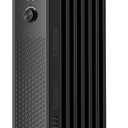 Portable Electric Radiator Heater, Space Oil Filled Heaters with 3 Heat Settings, Adjustable Thermostat, Overheat & Tip-Over Protection For Indoor Use,1500W (Black)