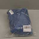 Voghtic Jeans for Women Trendy High Waisted Ripped Tear Y2K Patchwork Wide Leg Denim Pants with Pockets Streetwear (Small, Blue)