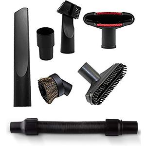 Vacuum Cleaner Attachments Flexible Extension Hose Brush Nozzle Crevice Tools for 1 1/4 inch Shop Vacuum Car Detailing Kit