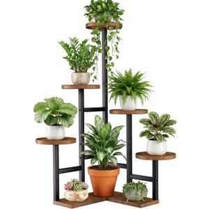 6 Tiered Plant Stand Indoor
Corner Plant Stands for Indoor Plantss Multiple, Metal Wood Plant Flower Shelf Rack for Living Room, Patio, Brown
