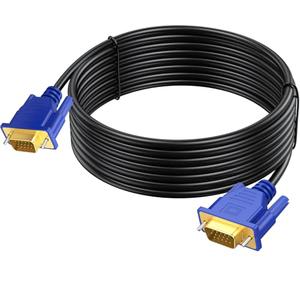 URELEGAN VGA Cable 10 Feet, Computer VGA Monitor Cord 1080P Full HD Male to Male HD15 (15 Pin) Engineering Brade Cord for Splitter, Switch, Computer PC Monitor Laptop TV Projector and More