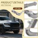 Rear Left Exhaust Bracket Muffler Support Compatible with Ram 1500 5.7L 6.2L 2019-2024 Replaces 68275662AB