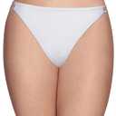 Vanity Fair Women's Illumination String Bikini Panty 18108, Star White, Medium/6