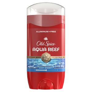 Old Spice Aluminum Free Deodorant for Men, 24/7 Odor Protection, 24/7 Freshness & Lasting Scent, Aqua Reef with Cypress Scent, 3.0 oz