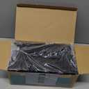 Y-in Hand Tissue Box Cover, Rectangular Facial Tissue Holder with Bottom, Decorative Storage Organizer Box for Bathroom Vanity, Countertops, Dressers, Night Stand, Parlors and Offices - Black