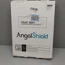 Angol Shiold PP Slow Close Toilet Seat (Elongated, Almond) | Elongated toilet seat with ergonomic design, grip-tight anti-slip bumpers and easy-clean safe PP material