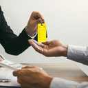 500 Pcs PVC Tags with Labels and Rings, Car Key for Organization, Identifiers, and Luggage Tags with 4 Pcs Markers, Plastic Keychain Tags for Car, Truck, and Dealer Use