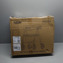 Walkers for Seniors Taller 5.3~7ft, Lightweight Foldable Rollator Walker, Built in Cable, Reinforced Aluminum Frame, 8" Big Rubber Wheels for All Terrain, 350lb Weight Capacity, Black