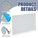 Tandefio 1 Pcs 36 x 24 x 0.063 Inches Aluminum Diamond Plate Sheet Metal Aluminum Sheet Flat Metal Sheets Tread Diamond Plate Panel for Cutting Processing