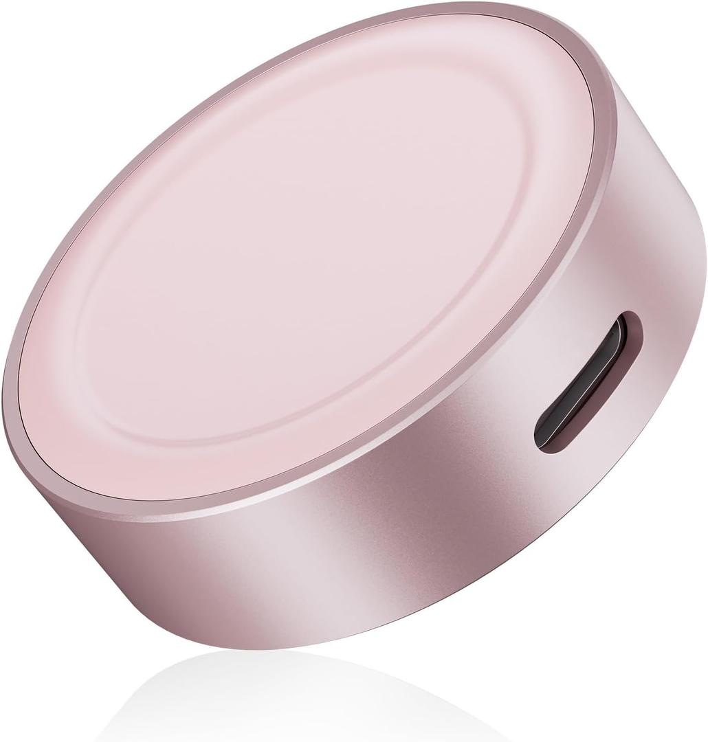 Elebase for Apple Watch SE 3 USB C Charger,5W Magnetic USBC Apple Watch Charging Adapter,Wireless iWatch Charger Dock Type C & iPhone Power Port for iWatch Series 11 10 9 8 7 6 SE Ultra 3,42/46/44mm (Pink)